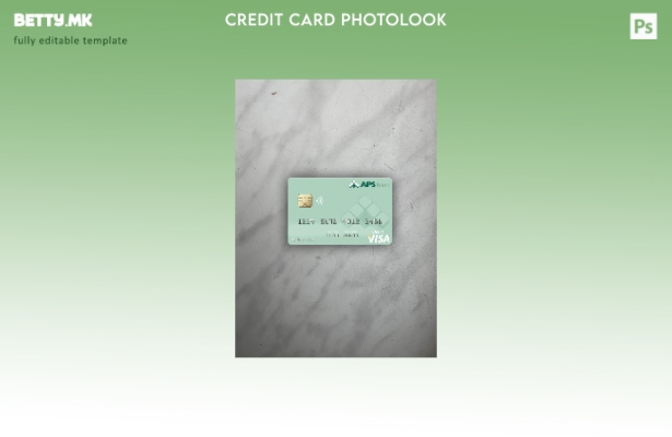 Модерен стил Малта APS Bank Limited виза дебитна картичка photolook преден шабло